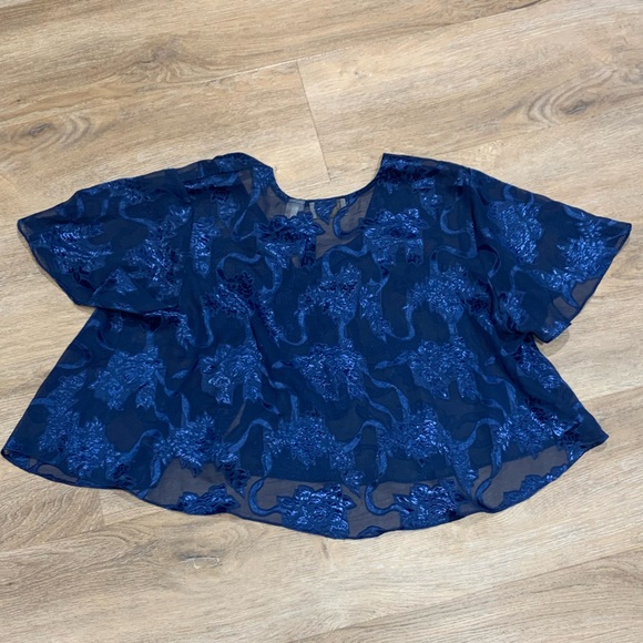 Victoria’s Secret Gold Label Burnout Top - Picture 5 of 7